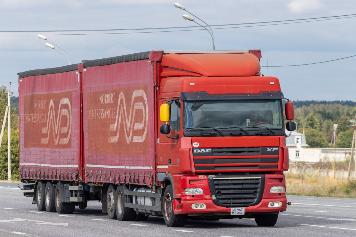 Киргизия, № 02 967 AGV — DAF XF105 FAR