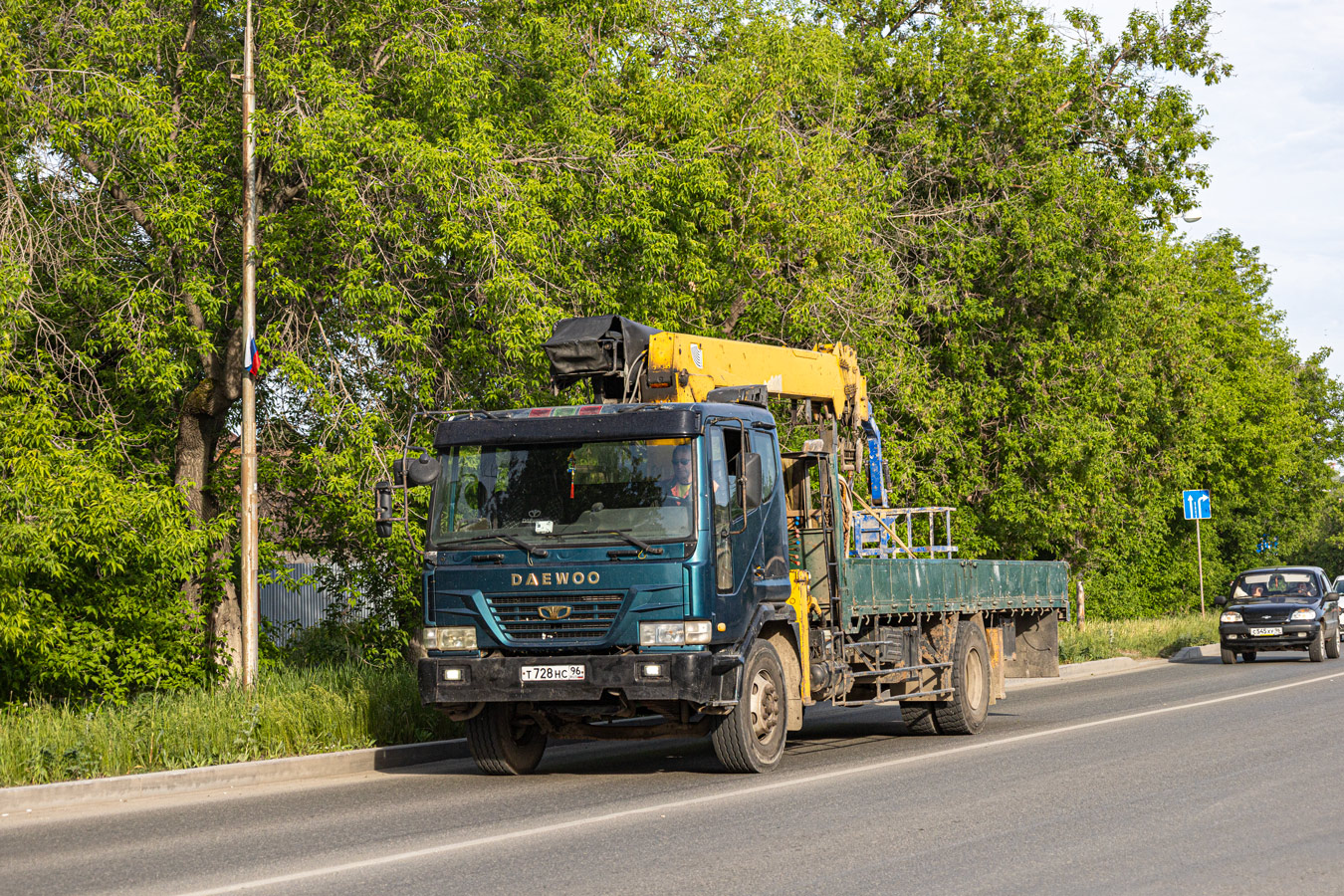 Свердловская область, № Т 728 НС 96 — Daewoo (общая модель)