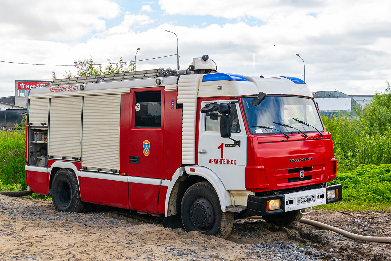 Архангельская область, № К 333 НН 29 — КамАЗ-43253-A3(96)