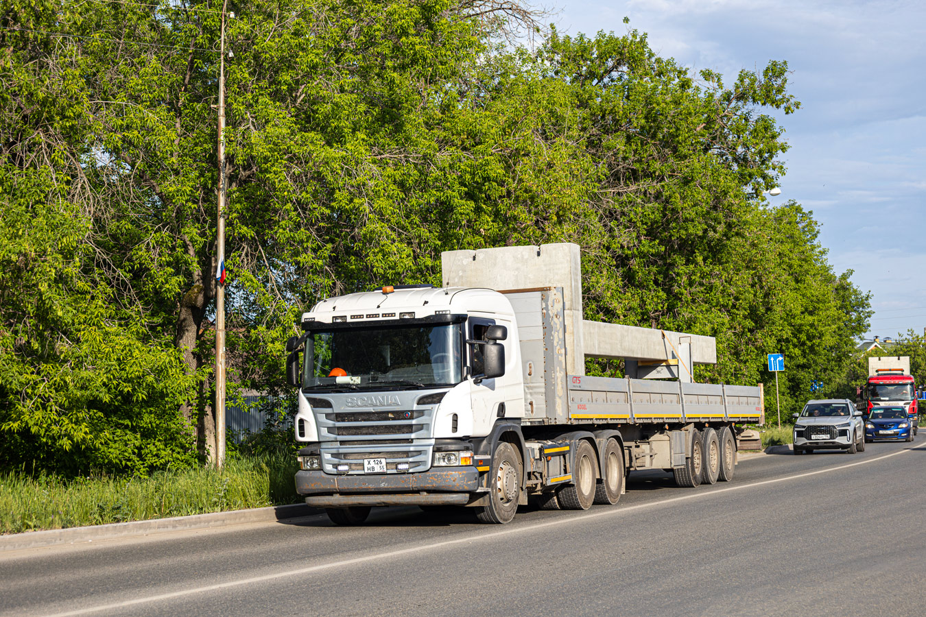Омская область, № Х 126 НВ 55 — Scania ('2011) P440