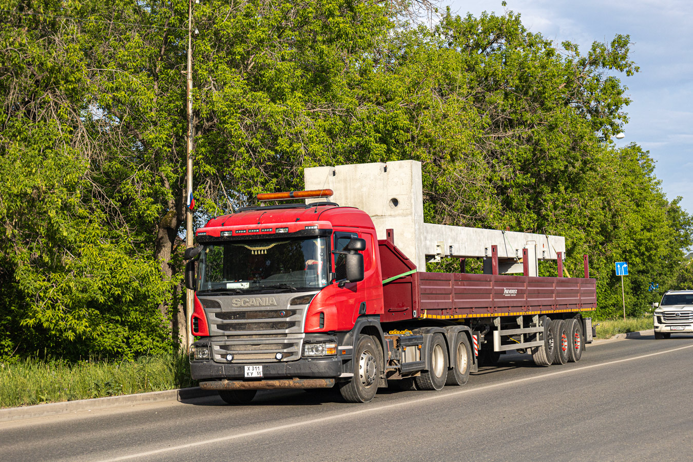 Омская область, № Х 311 КУ 55 — Scania ('2011) P400