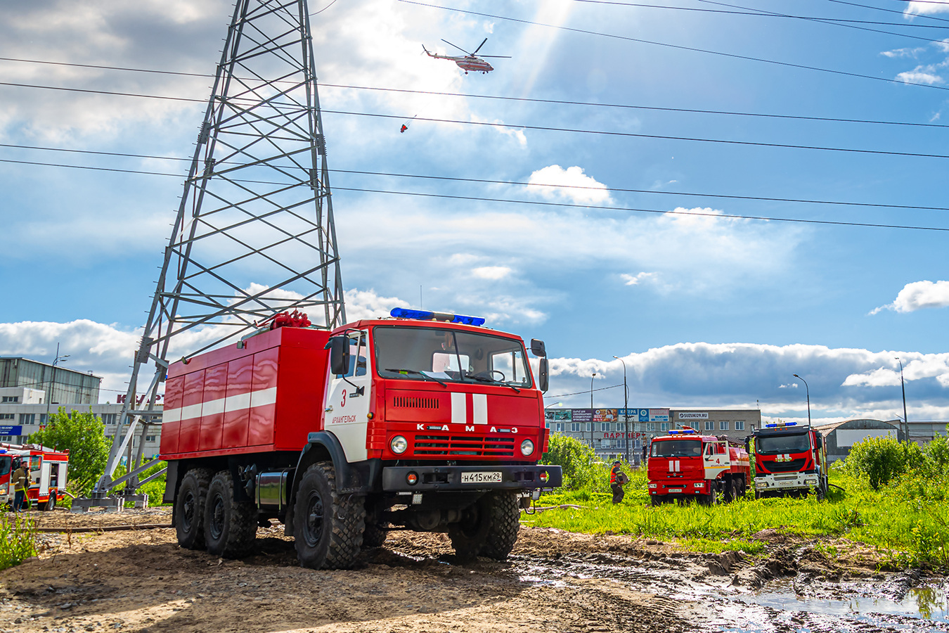 Архангельская область, № Н 415 КМ 29 — КамАЗ-43106