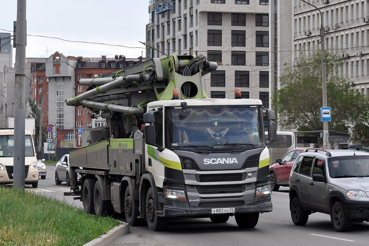 Омская область, № Х 882 ОО 55 — Scania ('2016) P440