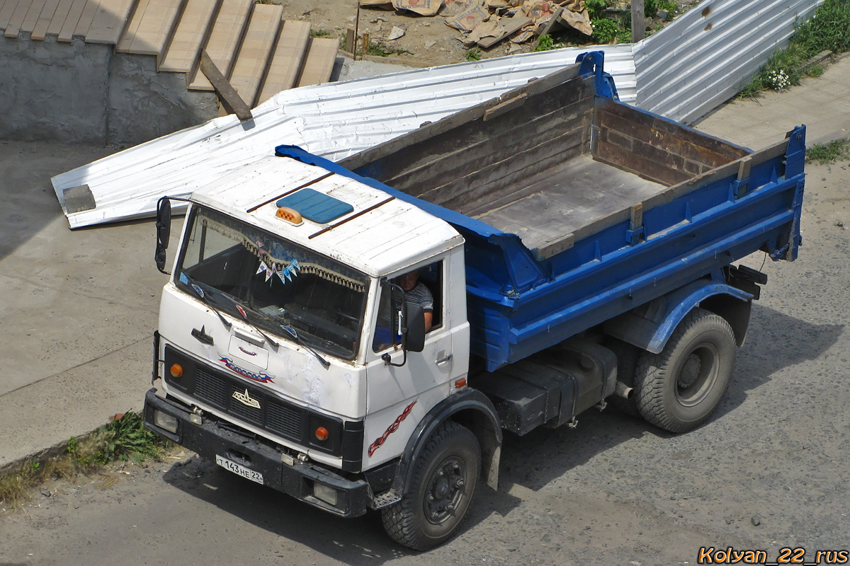 Алтайский край, № Т 143 НЕ 22 — МАЗ-5551 (общая модель)