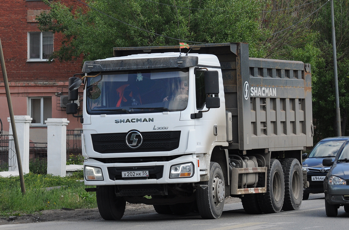 Омская область, № Х 202 НК 55 — Shaanxi Shacman L3000 (общая модель)