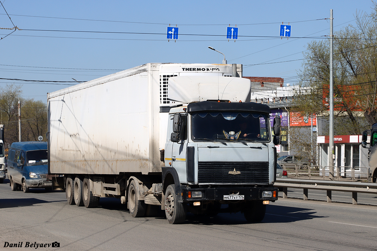 Челябинская область, № М 477 ХТ 174 — МАЗ-543203