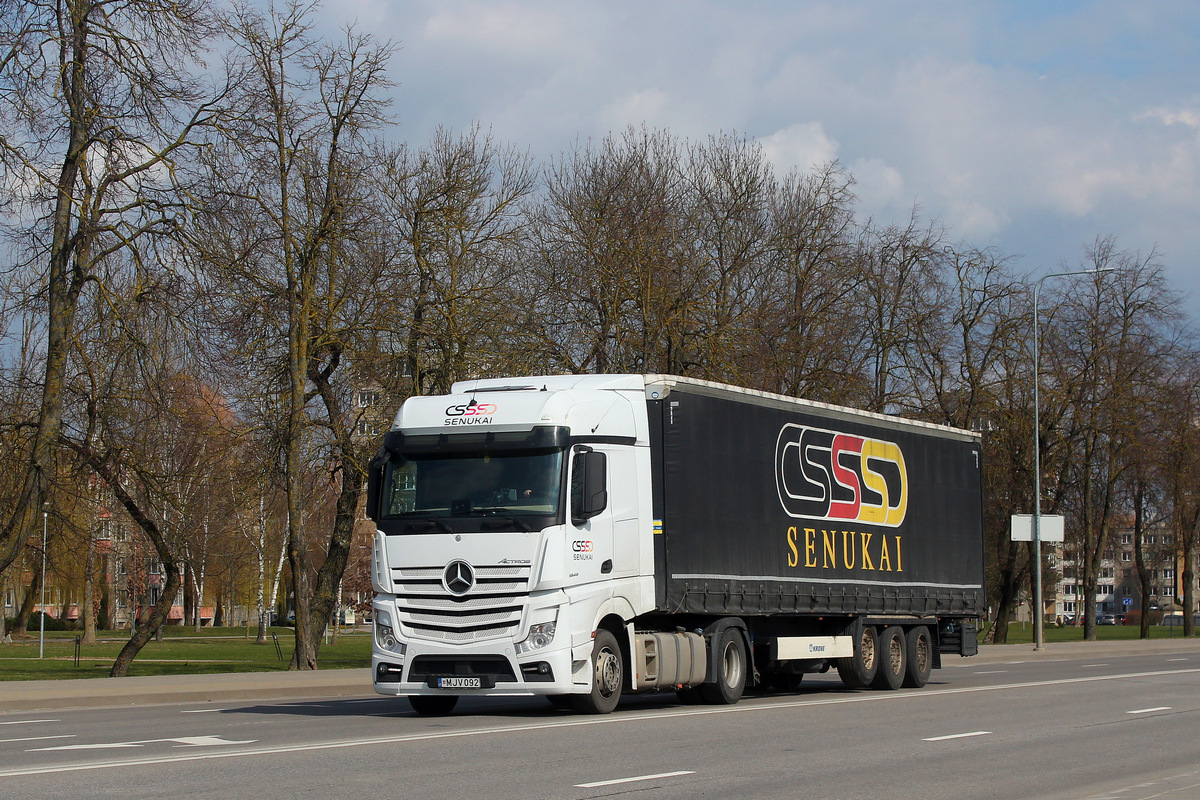 Литва, № MJV 092 — Mercedes-Benz Actros ('2011)