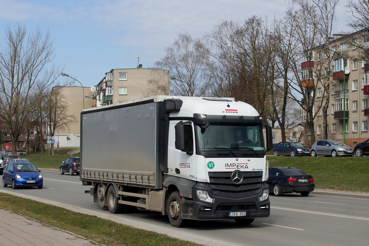 Литва, № JSA 933 — Mercedes-Benz Actros ('2011)