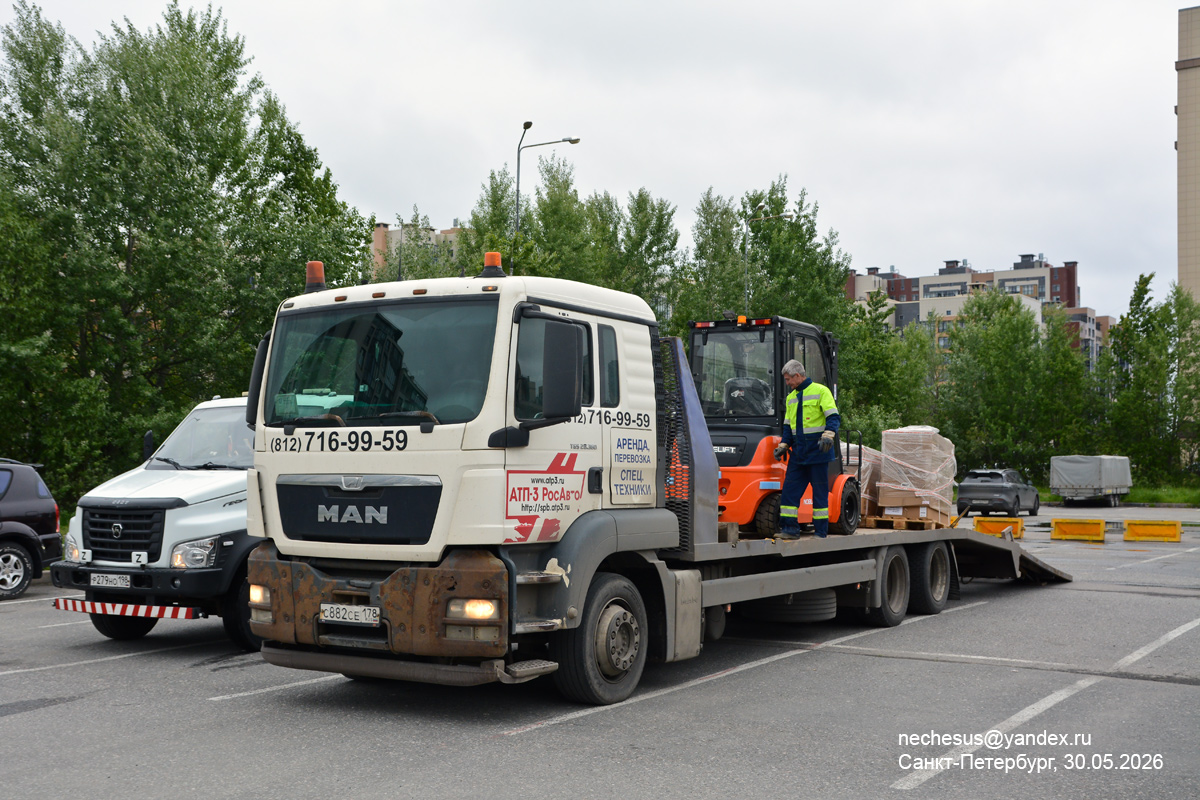 Санкт-Петербург, № С 882 СЕ 178 — MAN TGS 28.360