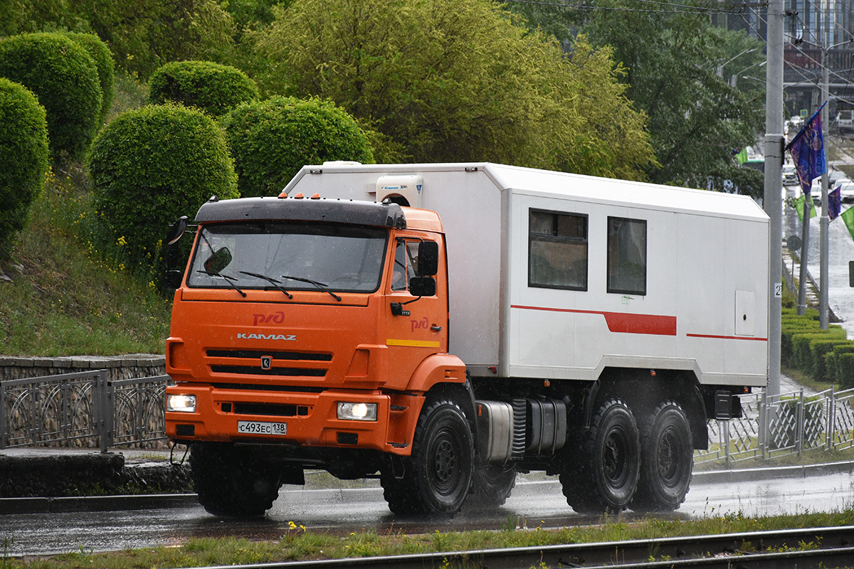 Иркутская область, № С 493 ЕС 138 — КамАЗ-43118-50