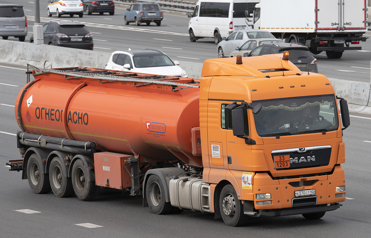Рязанская область, № Н 370 СТ 62 — MAN TGX ('2007) 18.400