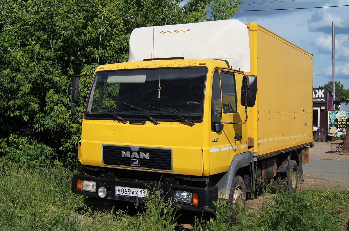 Удмуртия, № А 069 АХ 18 — MAN L2000 (общая модель)