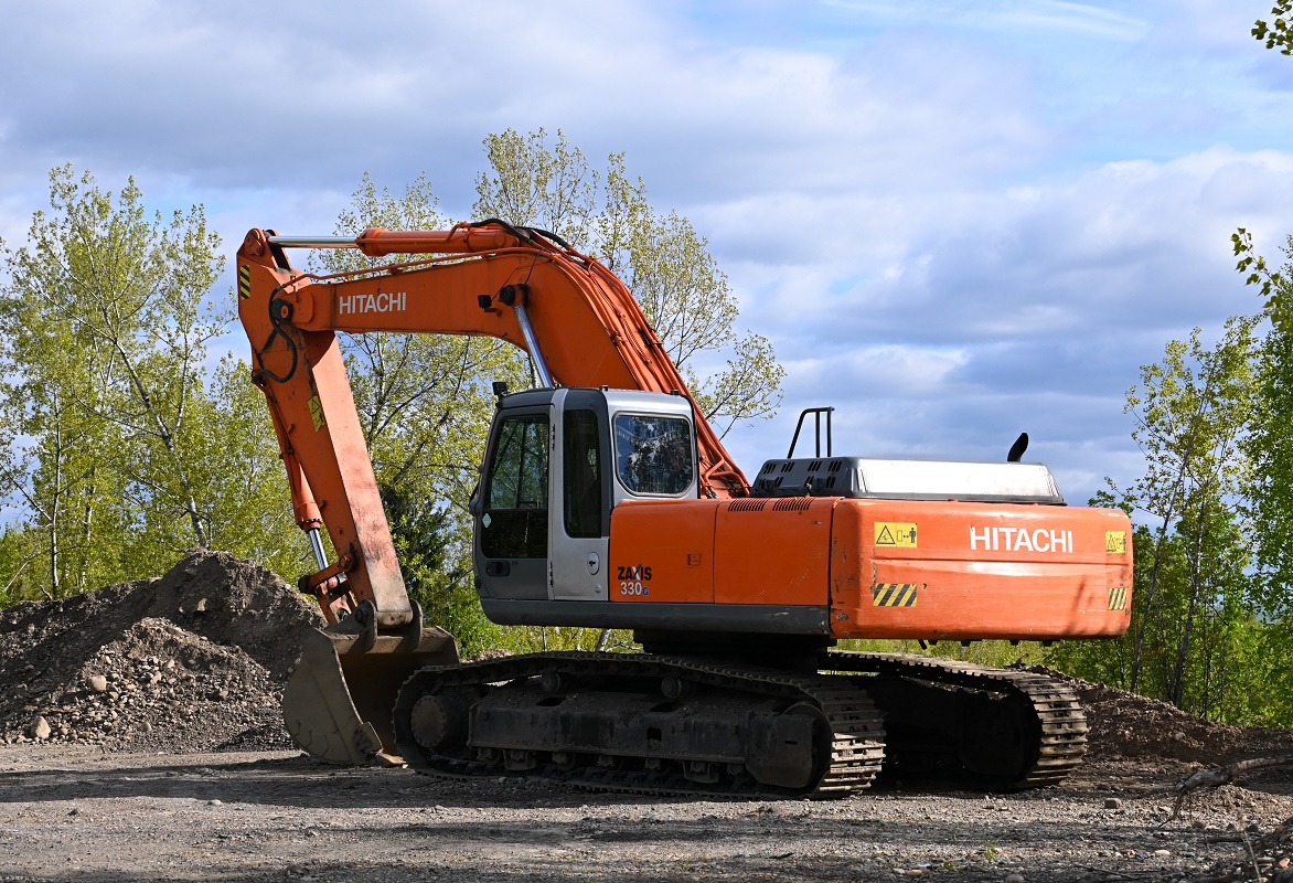 Кемеровская область, № (42) Б/Н СТ 0236 — Hitachi ZX330 (общая модель); Транспортные средства без номеров (Кемеровская область)
