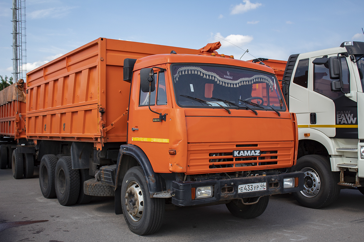 Курская область, № Е 433 УР 46 — КамАЗ-53215 (общая модель)