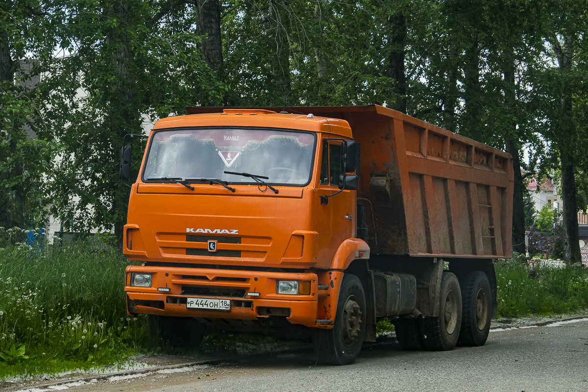 Удмуртия, № Р 444 ОН 18 — КамАЗ-6520 [652000]