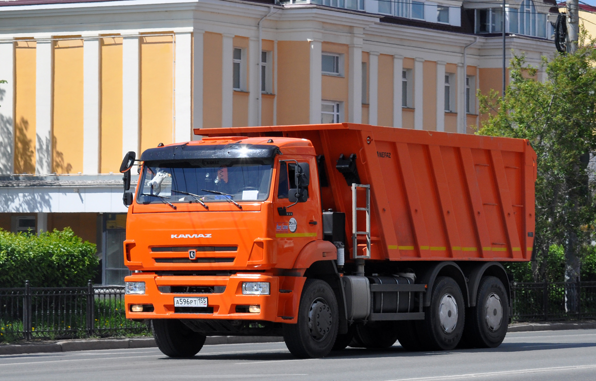 Омская область, № А 596 РТ 155 — КамАЗ-6520-53