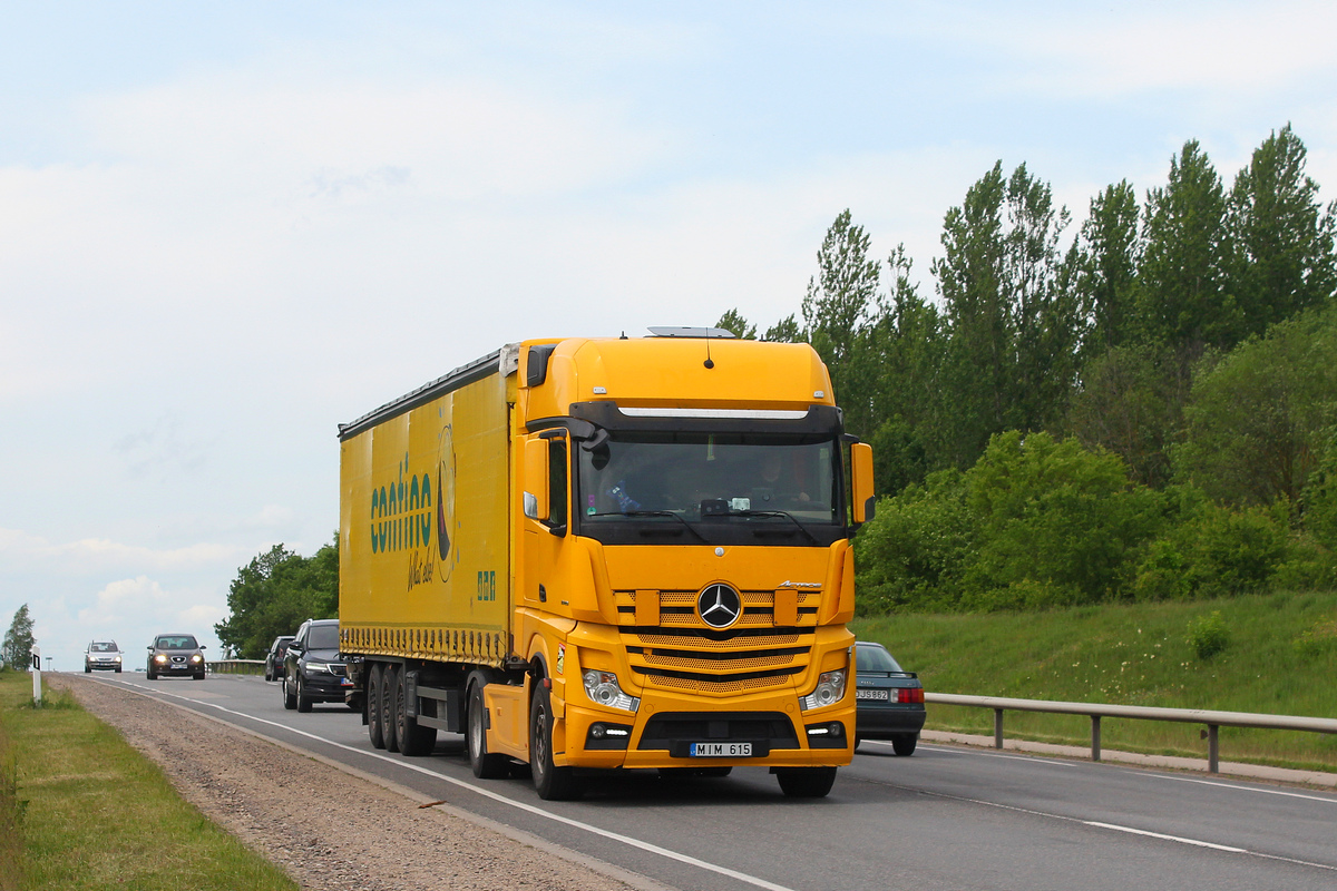 Литва, № MIM 615 — Mercedes-Benz Actros ('2011)