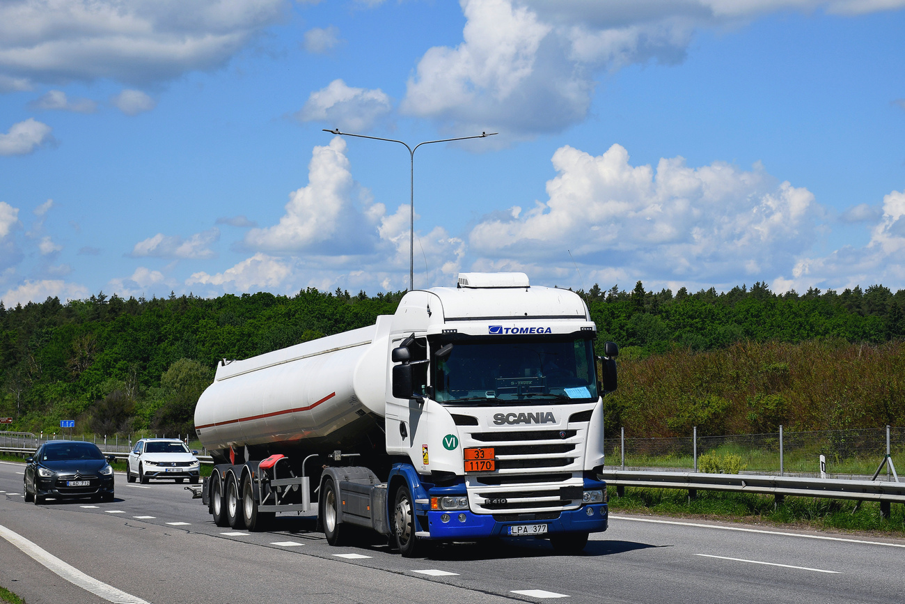 Литва, № LPA 377 — Scania ('2013) R410