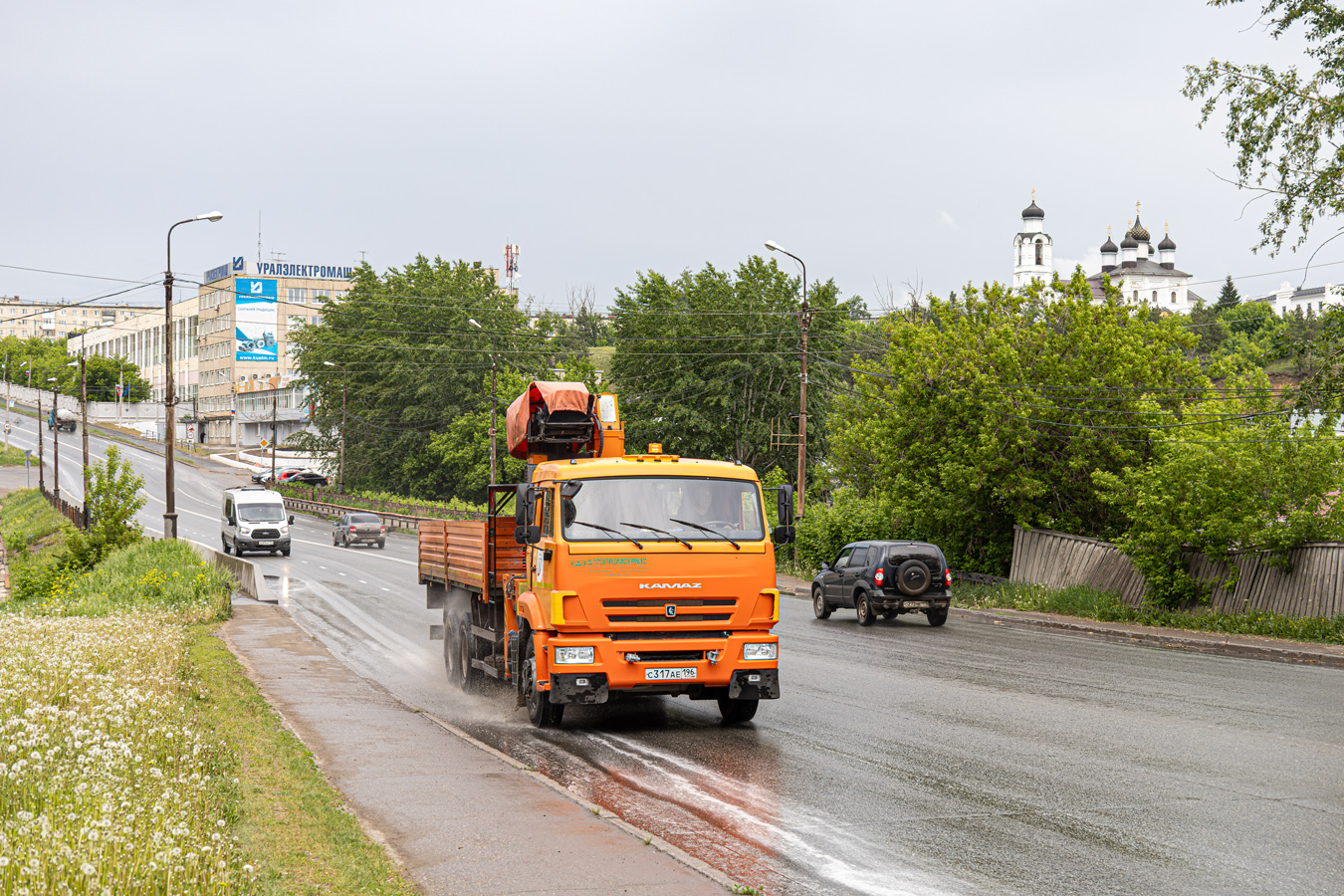 Свердловская область, № С 317 АЕ 196 — КамАЗ-65115-A5(48)