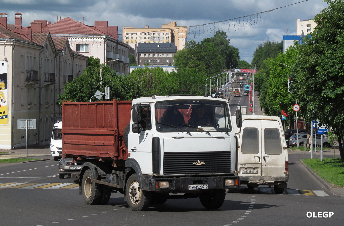 Витебская область, № АМ 5297-2 — МАЗ-4570 (общая модель)