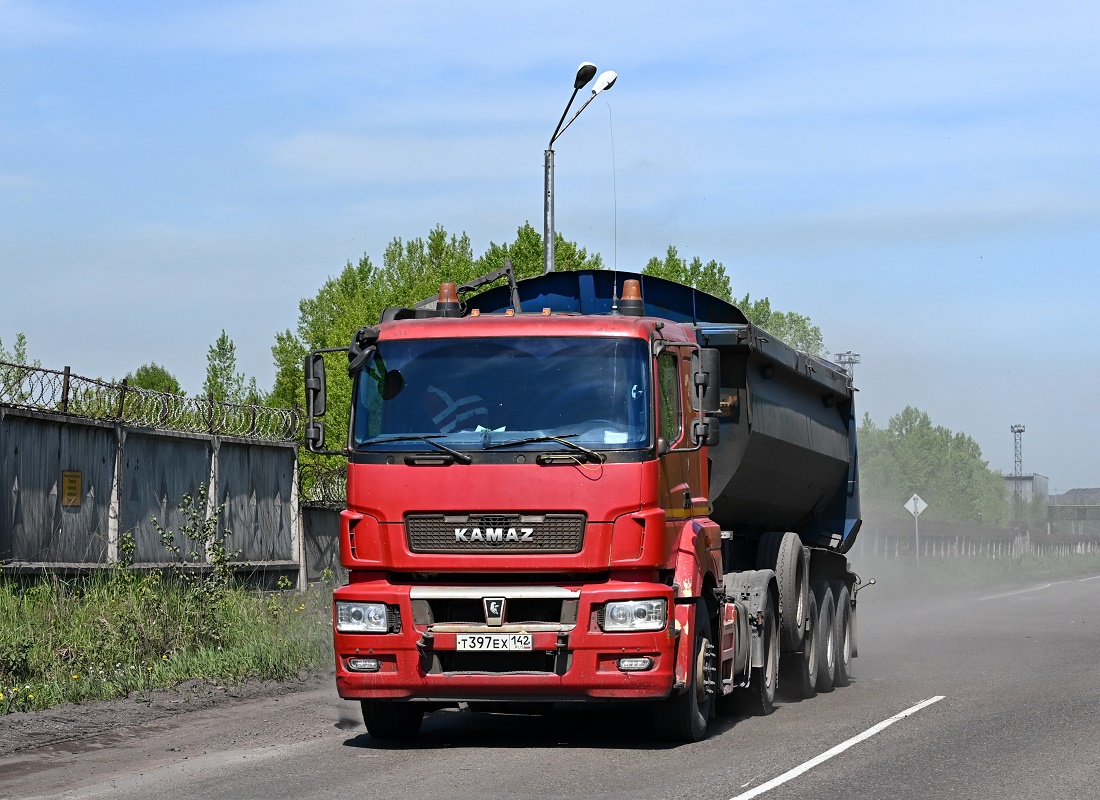 Кемеровская область, № Т 397 ЕХ 142 — КамАЗ-5490-S5(87)