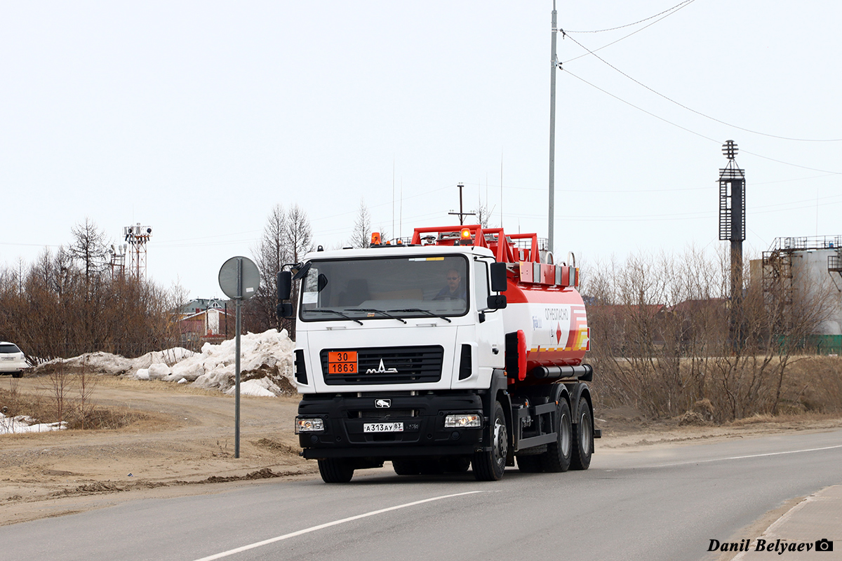 Ненецкий автономный округ, № А 313 АУ 83 — МАЗ-6312C5