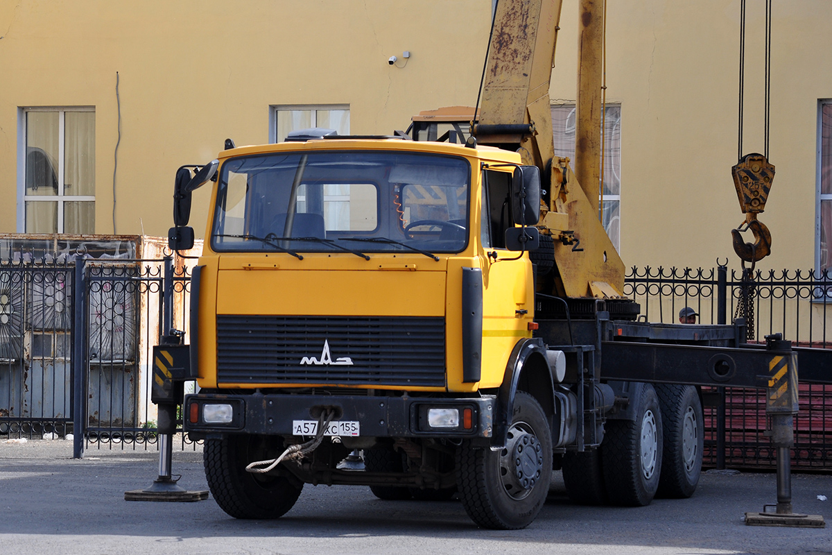 Омская область, № А 575 ХС 155 — МАЗ-6303 (общая модель)