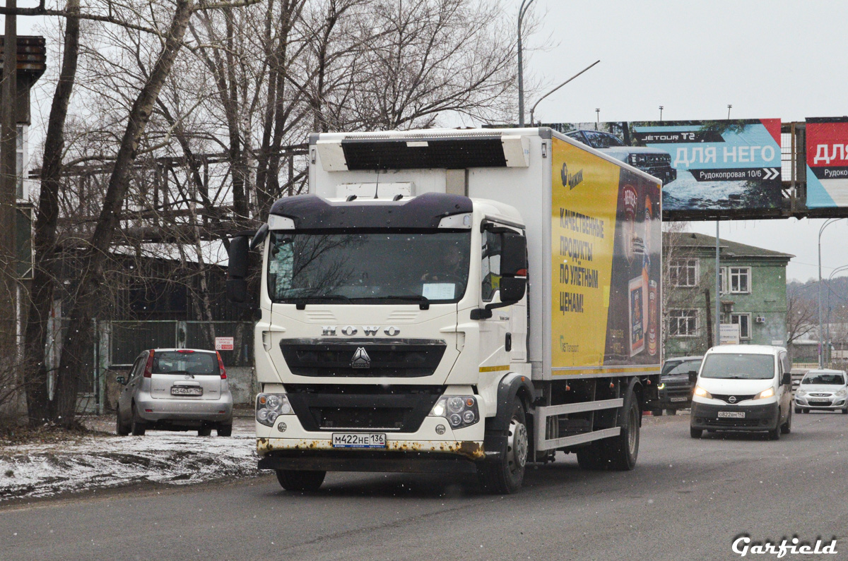Кемеровская область, № М 422 НЕ 136 — Howo T5G ZZ1167