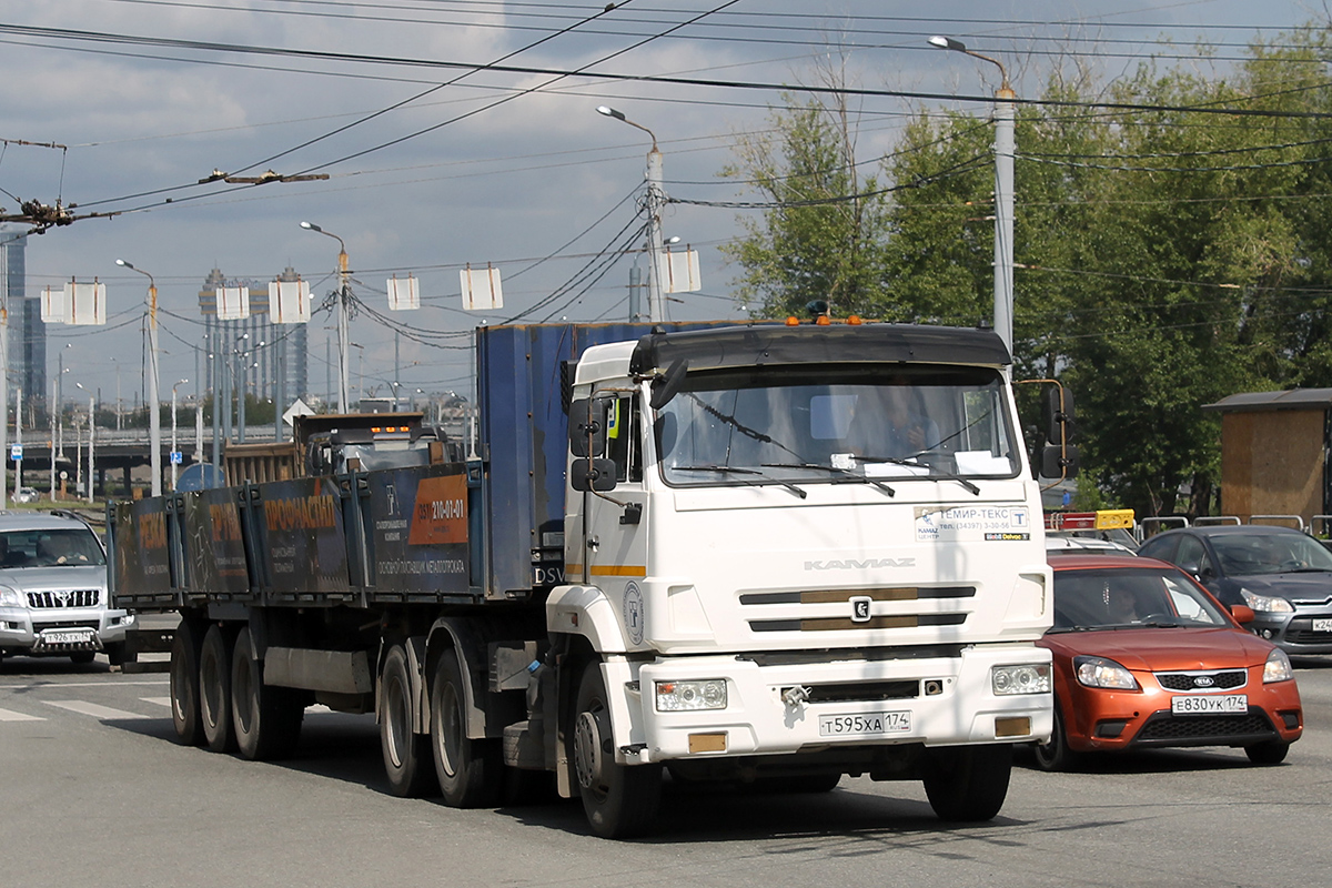 Челябинская область, № А 595 ХА 174 — КамАЗ-65116 (общая модель)