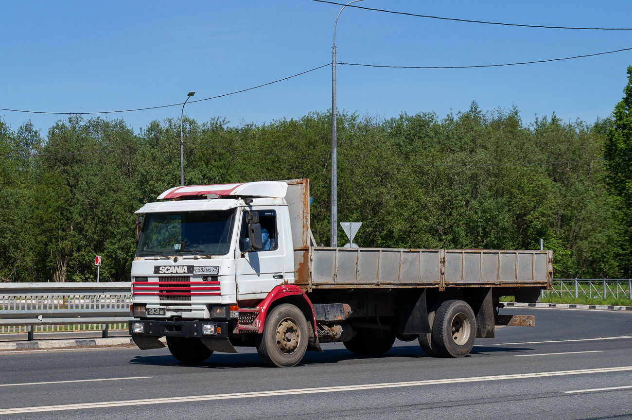 Архангельская область, № О 582 МО 29 — Scania (II) P93M
