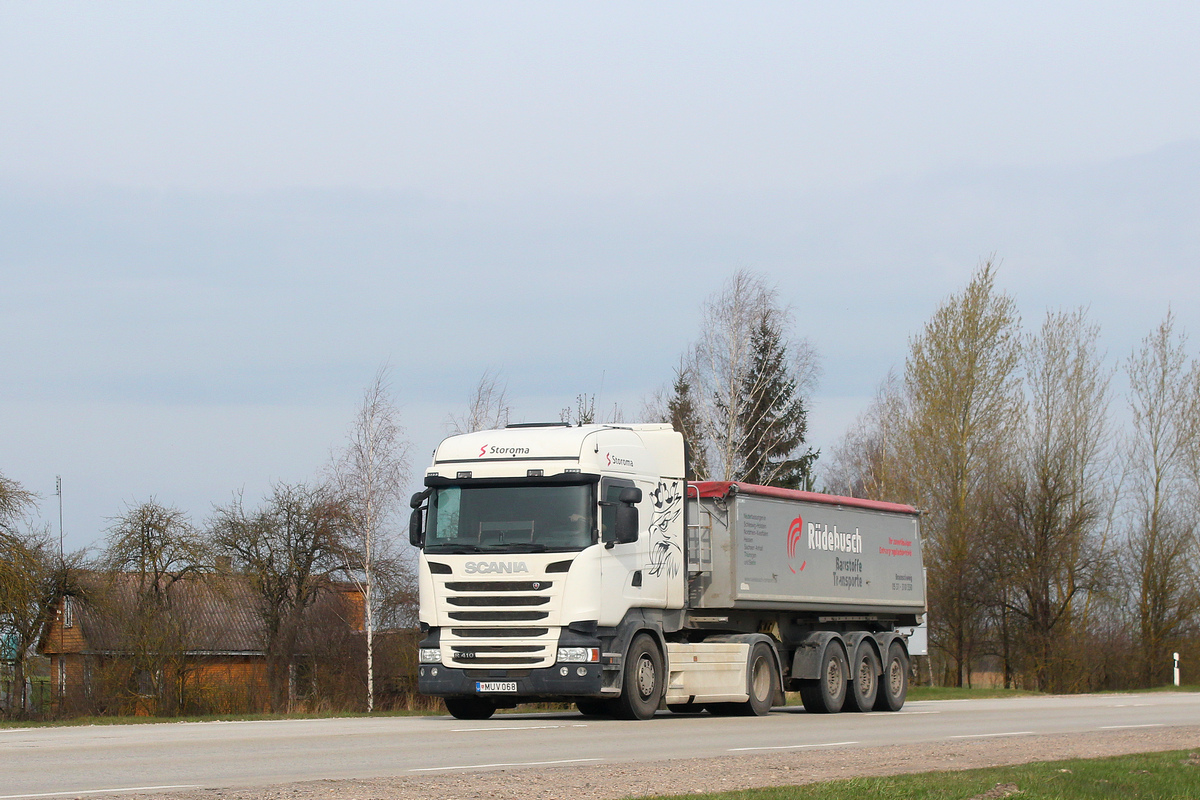 Литва, № MUV 068 — Scania ('2013) R410