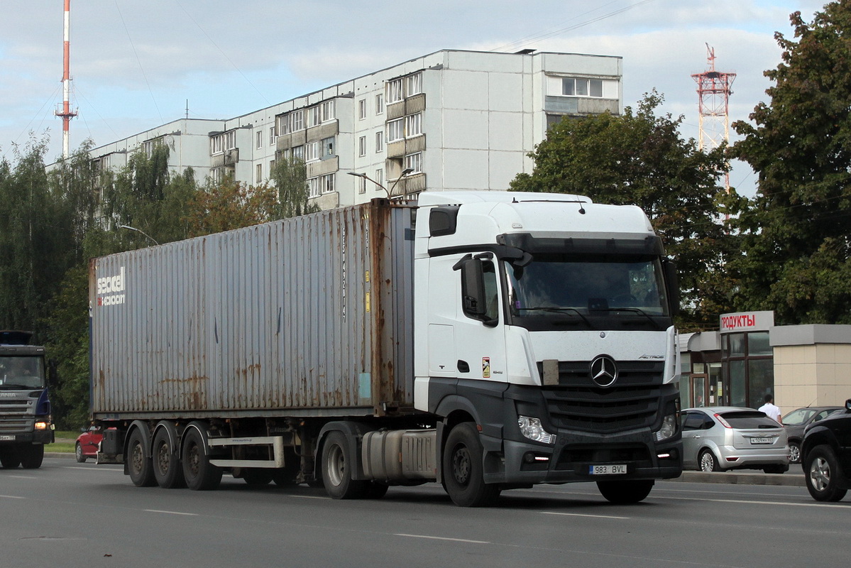 Эстония, № 983 BVL — Mercedes-Benz Actros ('2011) 1845