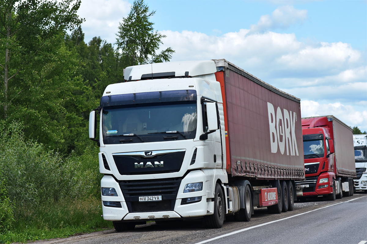 Узбекистан, № 80 V 342 YA — MAN TGX ('2016) (Общая модель)