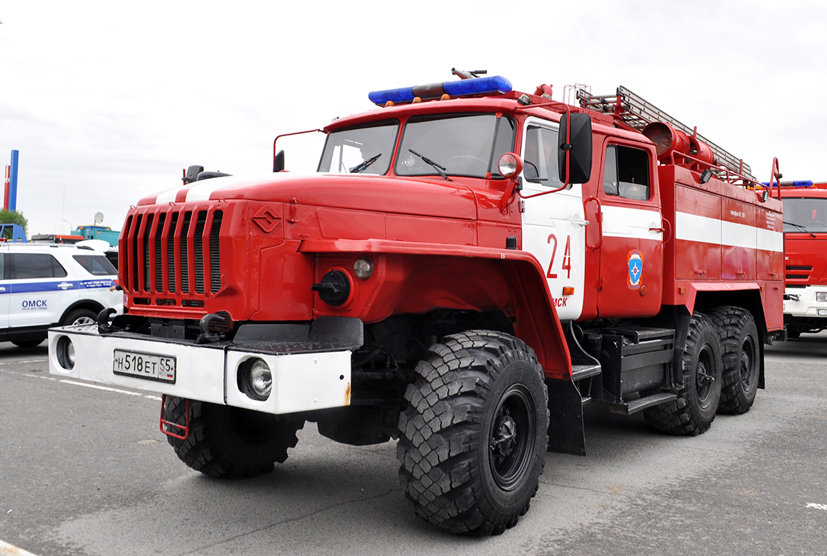 Омская область, № Н 518 ЕТ 55 — Урал-5557-40