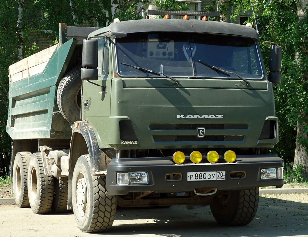 Томская область, № Р 880 ОУ 70 — КамАЗ-55111 [551110]