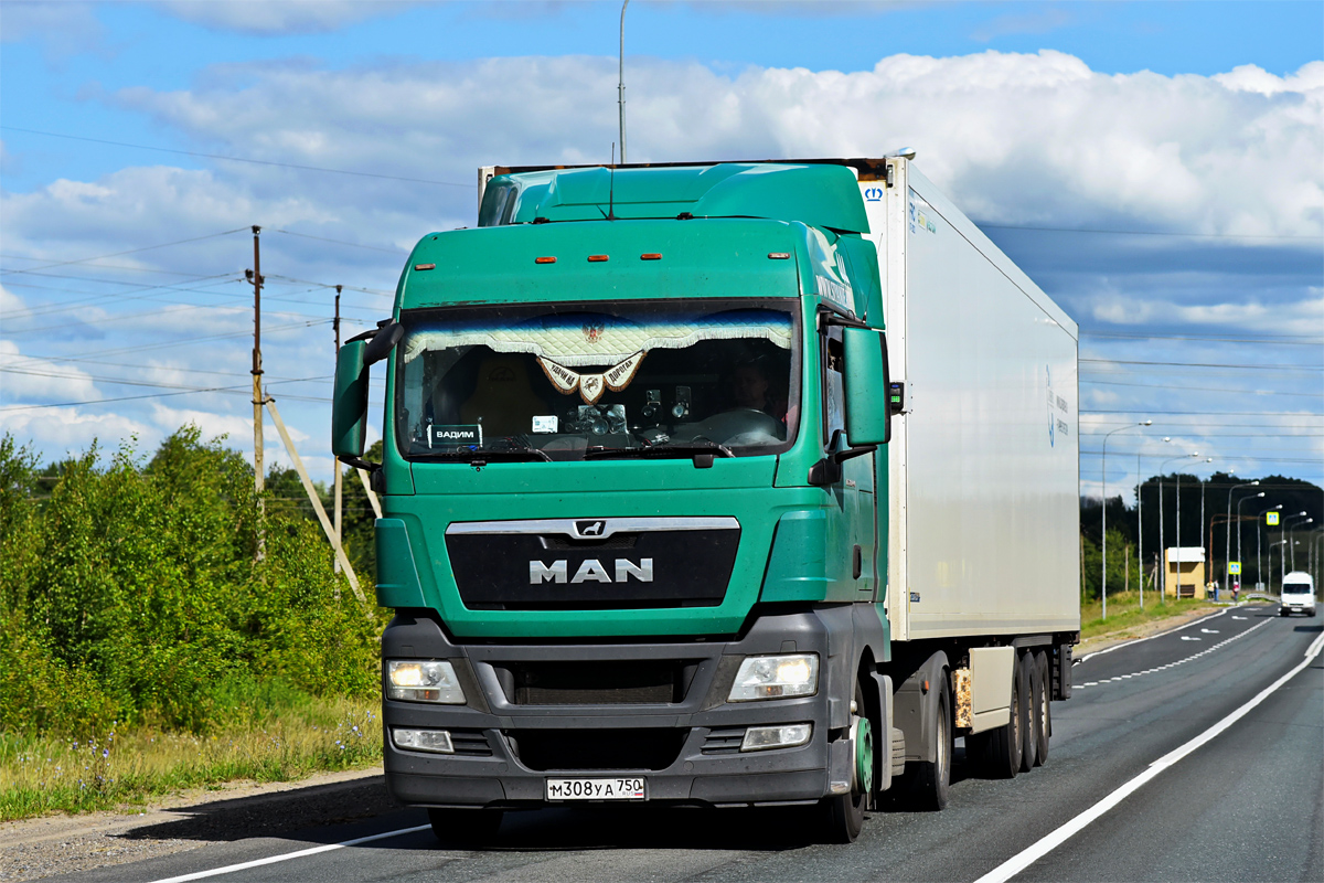 Московская область, № М 308 УА 750 — MAN TGX ('2007) 18.440