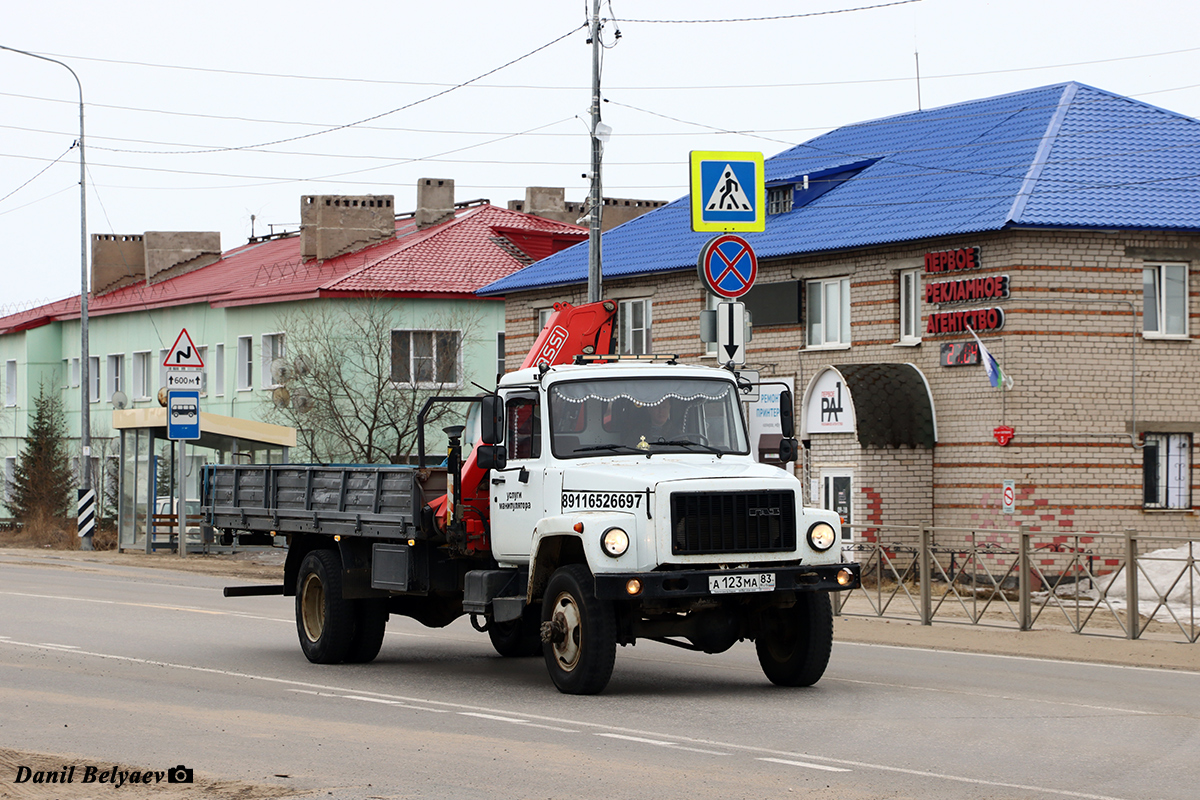 Ненецкий автономный округ, № А 123 МА 83 — ГАЗ-33086 «Земляк»