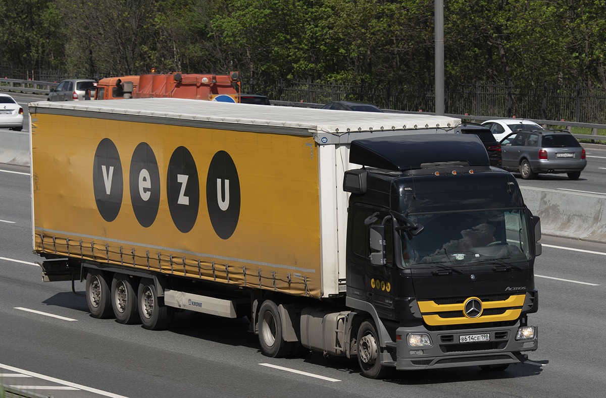 Санкт-Петербург, № В 614 СЕ 198 — Mercedes-Benz Actros '09 1844 [Z9M]