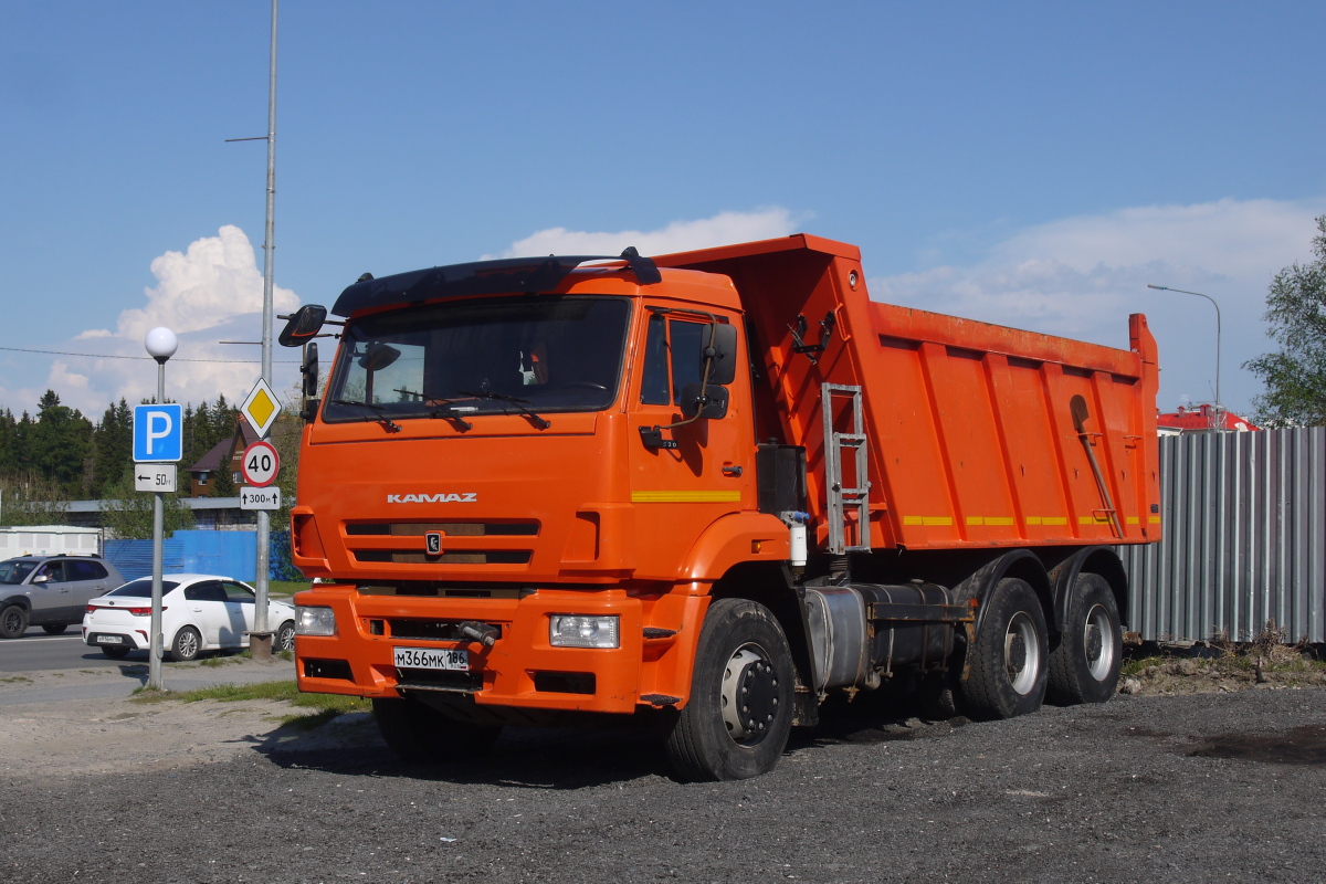Ханты-Мансийский автоном.округ, № М 366 МК 186 — КамАЗ-6520-53