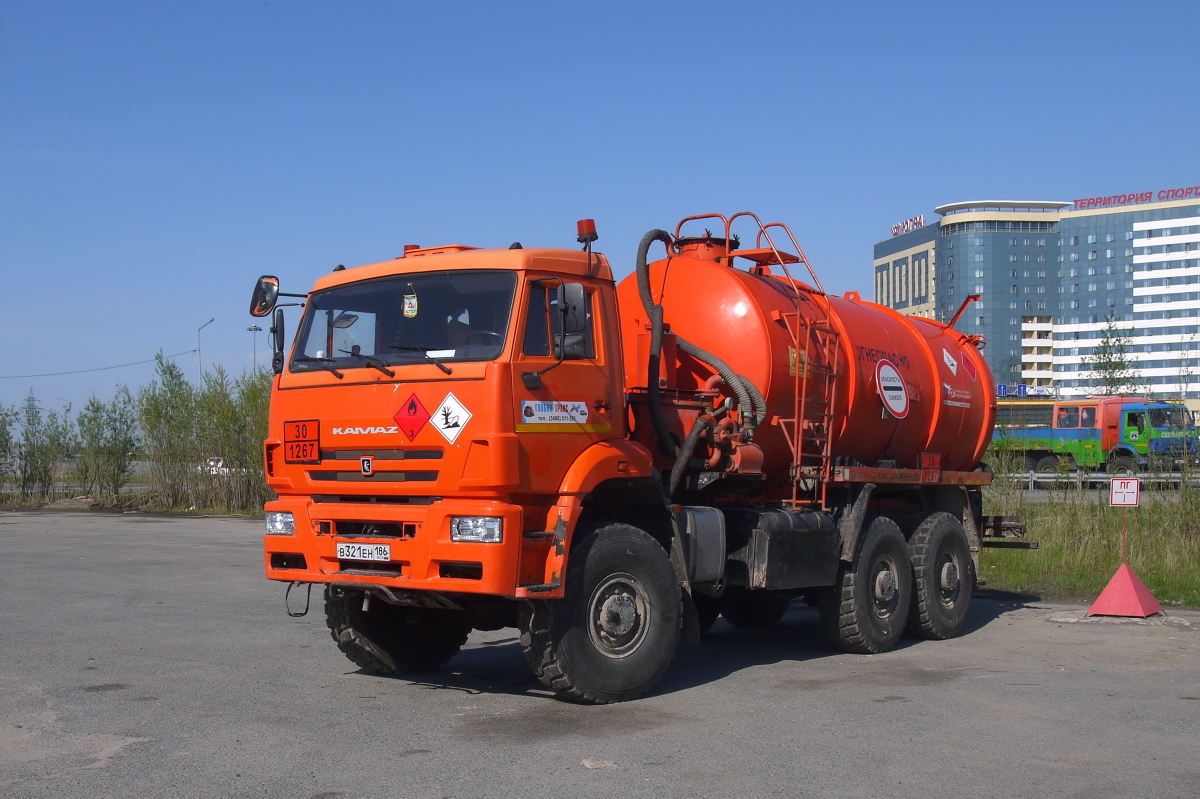 Ханты-Мансийский автоном.округ, № В 321 ЕН 186 — КамАЗ-65222 (общая модель)