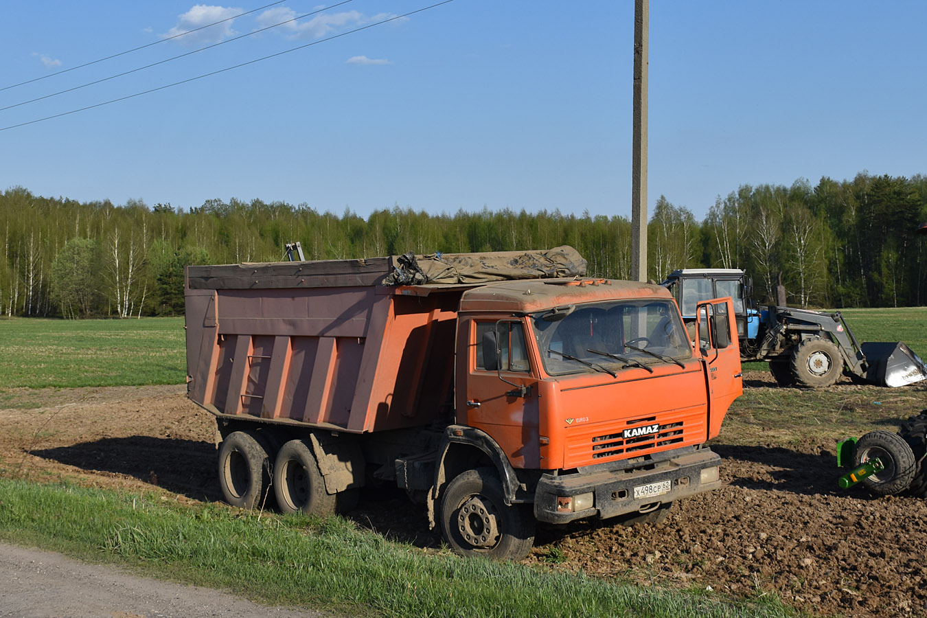 Рязанская область, № Х 498 СР 62 — КамАЗ-65115-62
