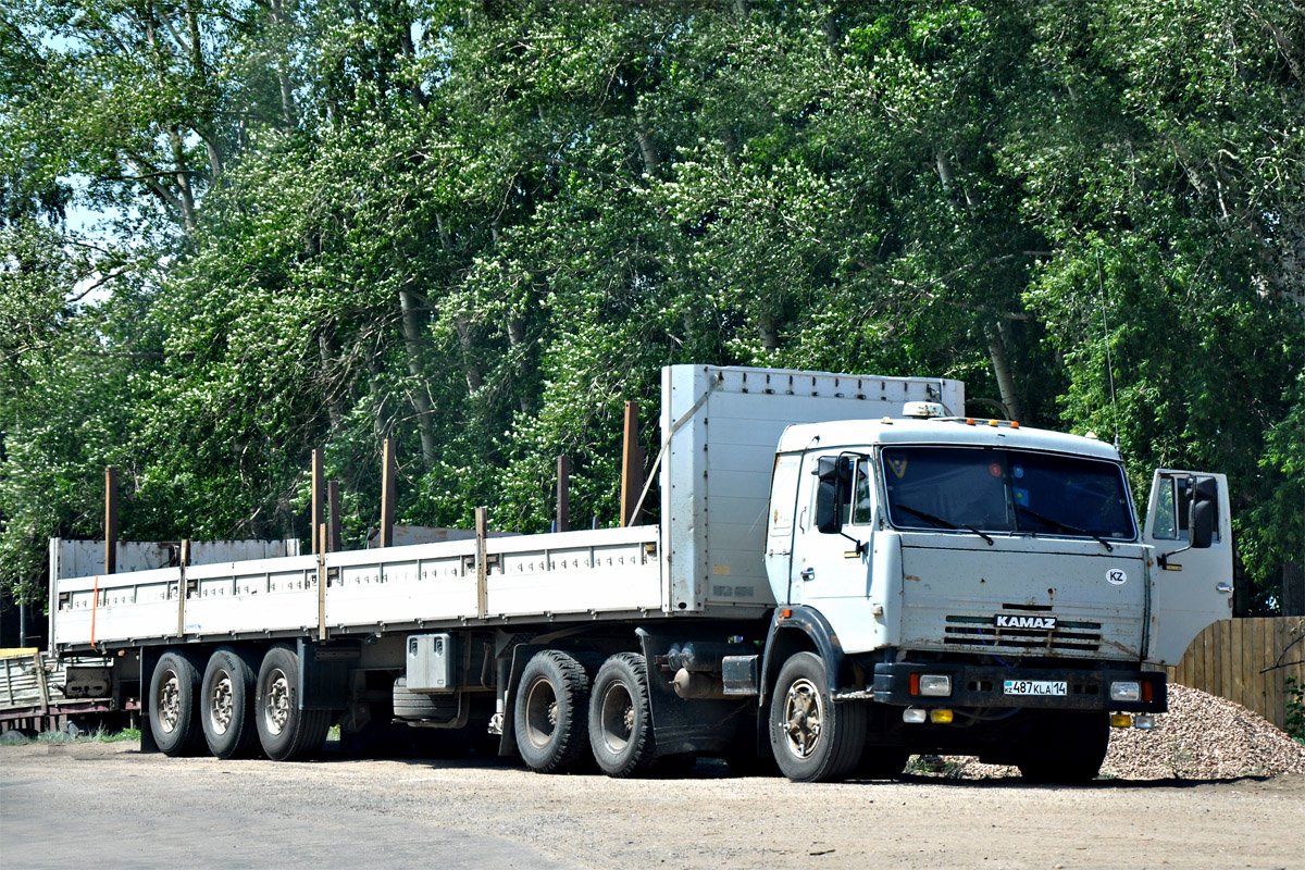 Павлодарская область, № 487 KLA 14 — КамАЗ-54115 [541150]