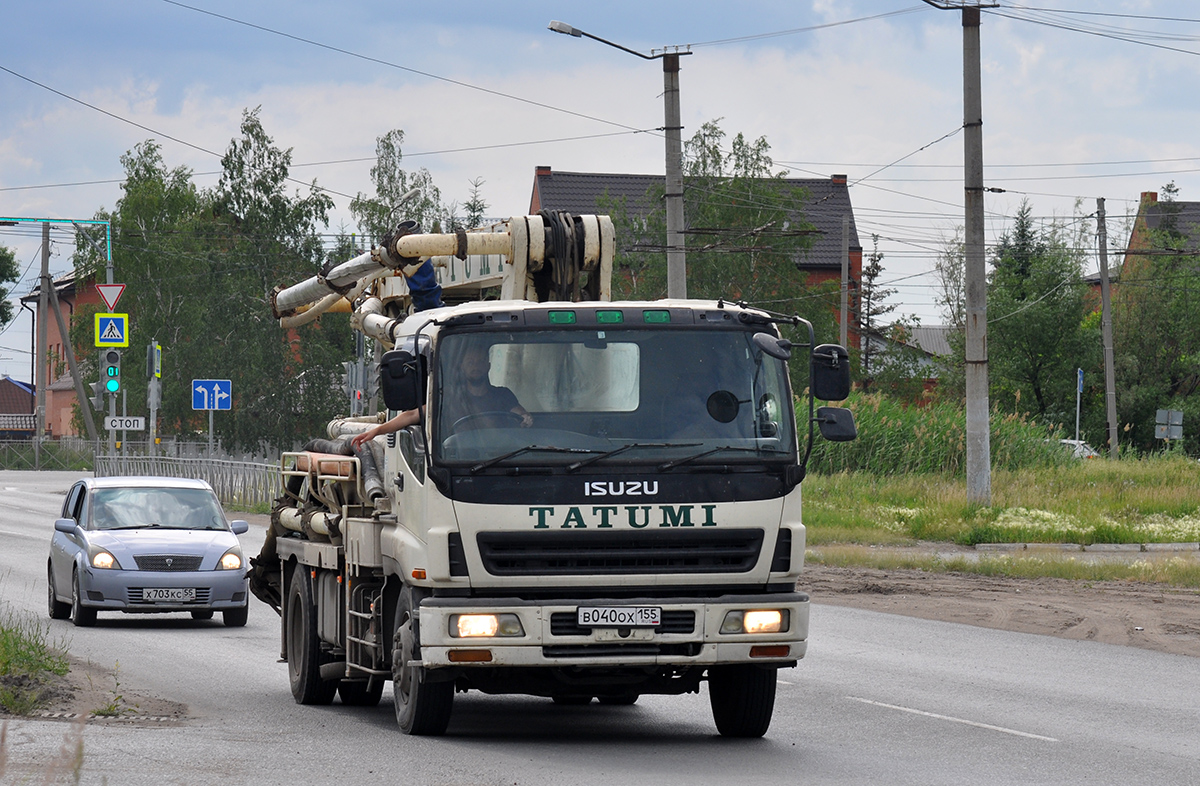 Омская область, № В 040 ОХ 155 — Isuzu Giga (общая модель)