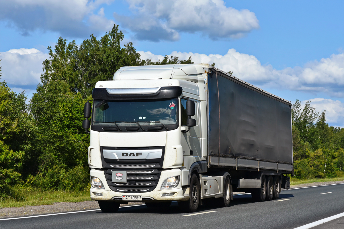 Минск, № AT 4058-7 — DAF XF Euro6 FT