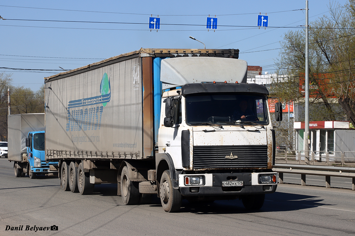 Челябинская область, № С 482 НХ 174 — МАЗ-54324