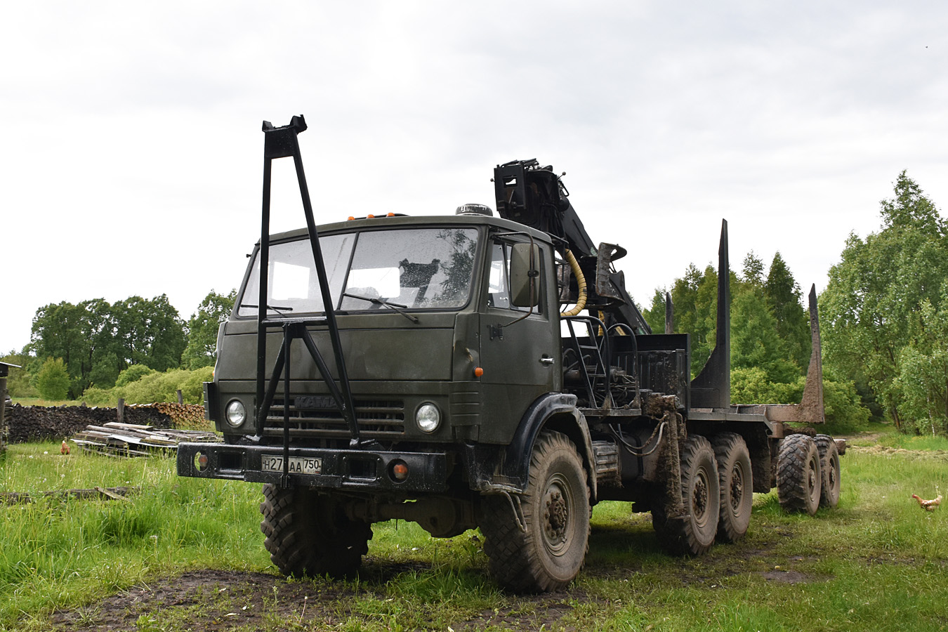 Рязанская область, № Н 277 АА 750 — КамАЗ-43105