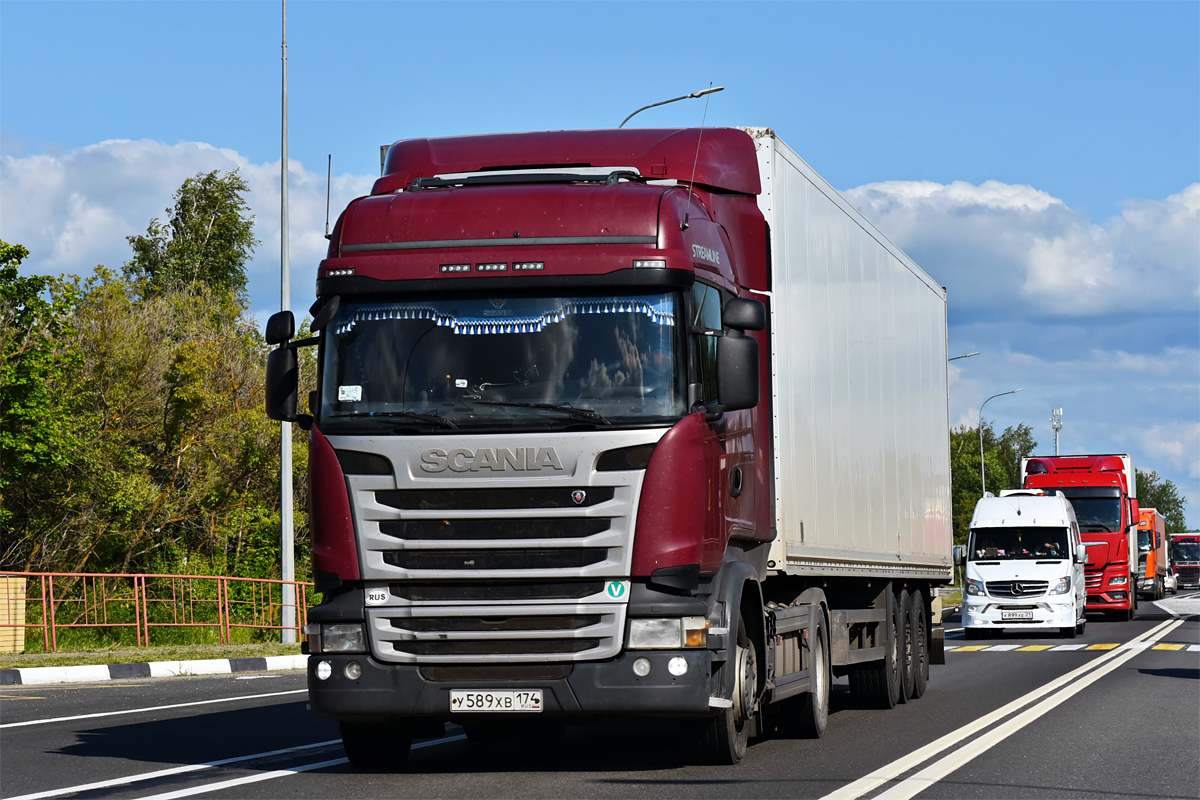 Челябинская область, № У 589 ХВ 174 — Scania ('2013) R400