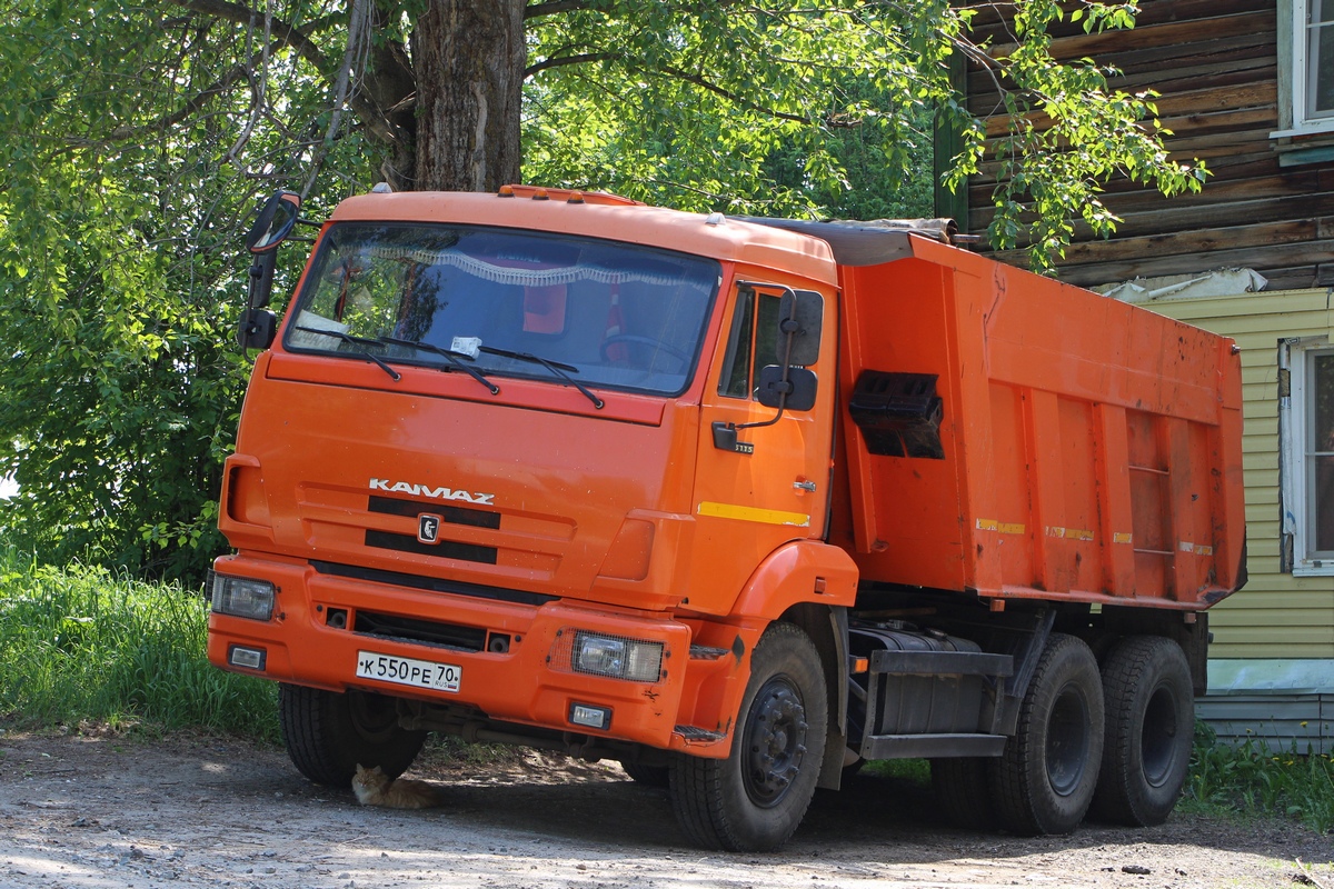 Томская область, № К 550 РЕ 70 — КамАЗ-65115-N3(78)