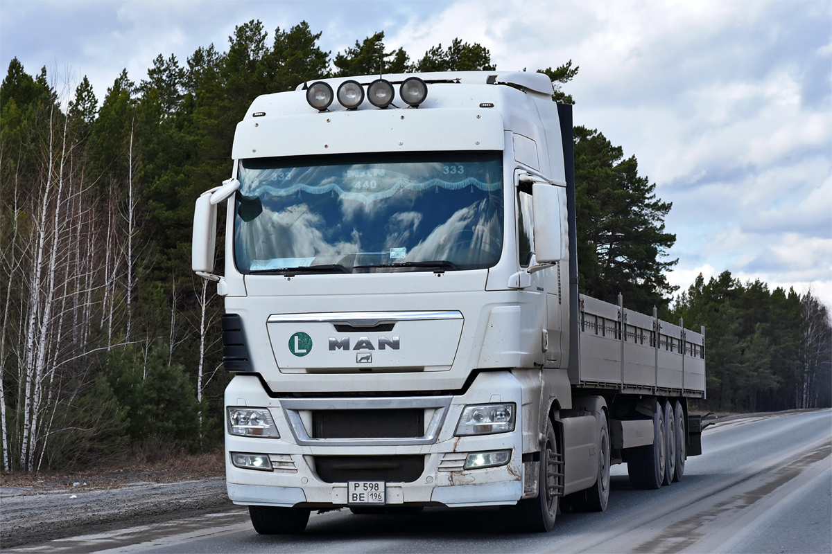 Свердловская область, № Р 598 ВЕ 196 — MAN TGX ('2007) 18.440