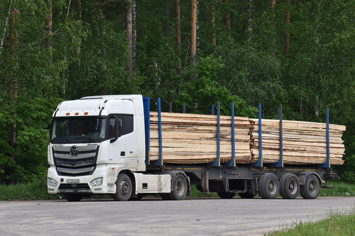 Рязанская область, № О 713 КМ 62 — Foton Auman EST-M (H5) (общая модель)